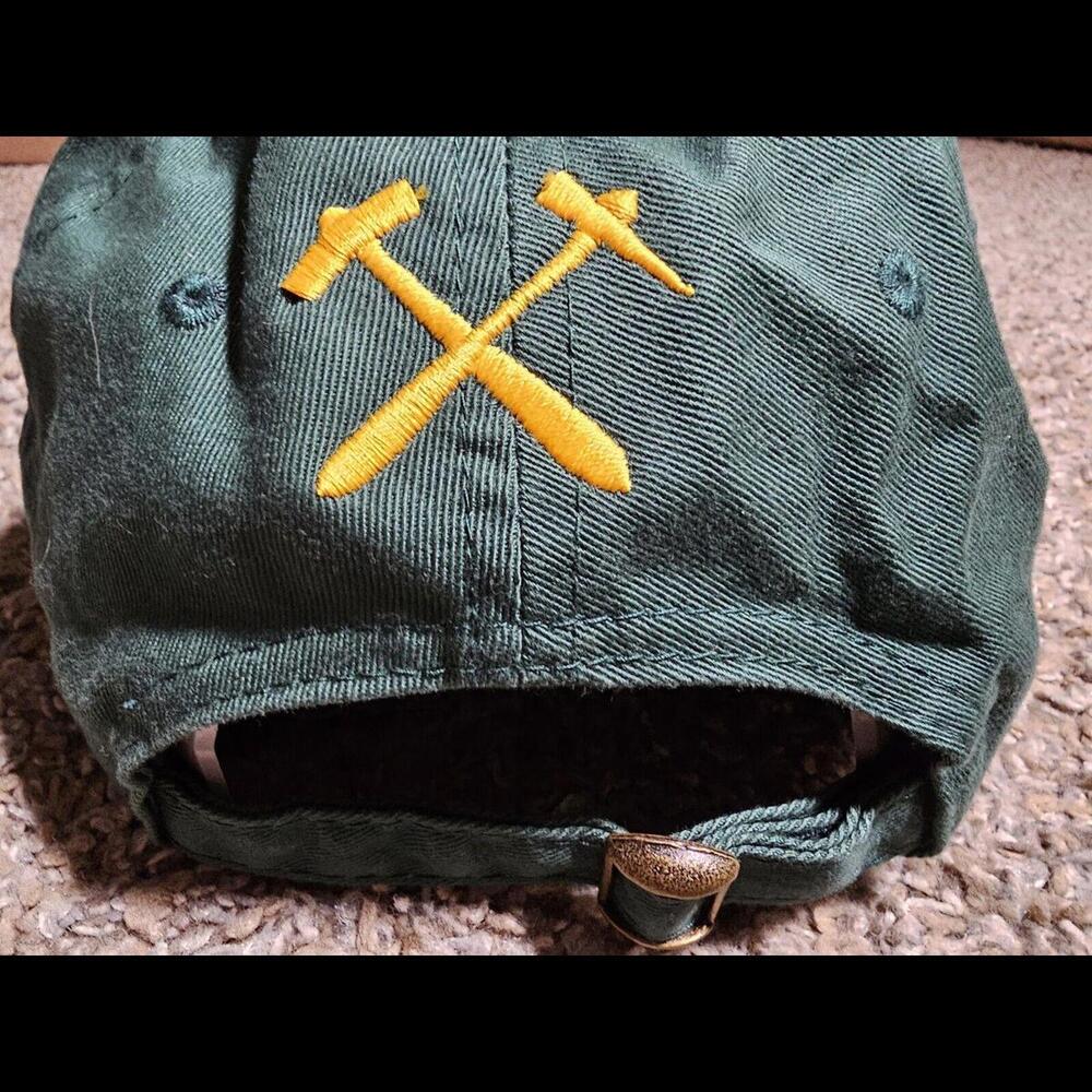 Queen's Mining Green Strapback Hat - image 6